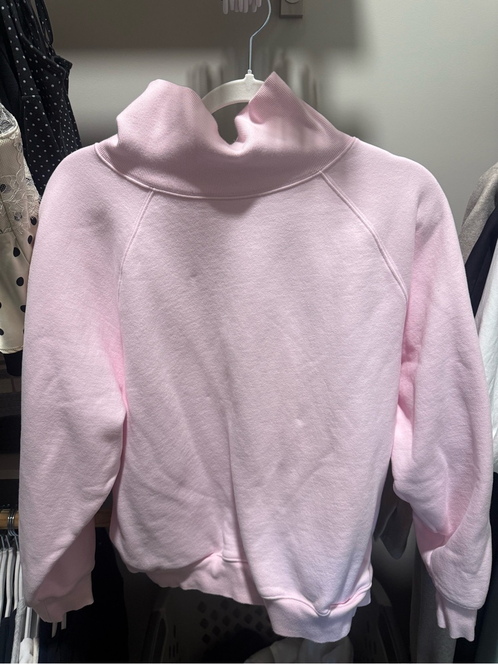 Pink Aritzia Mockneck